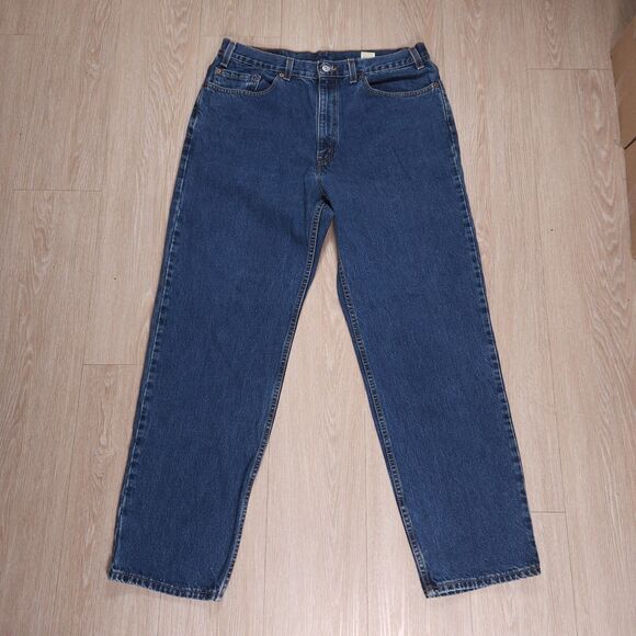 Vintage Levis 550 Jeans Men 38x32(36x31) Relaxed Fit Denim 90’s Made in USA - Picture 1 of 11